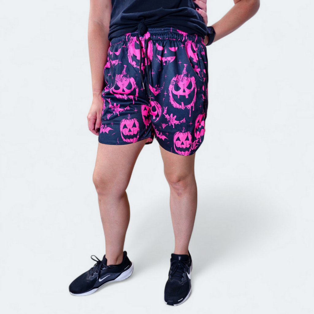 Neon Halloween Training Shorts - One Last Round