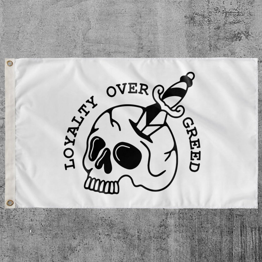 Loyalty Over Greed Flag - One Last Round